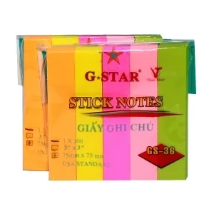 Giấy note phân trang GS-38 ( 5 màu)